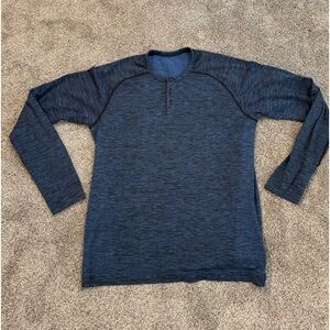 Lululemon Men’s Metal Vent Henley LS Shirt
